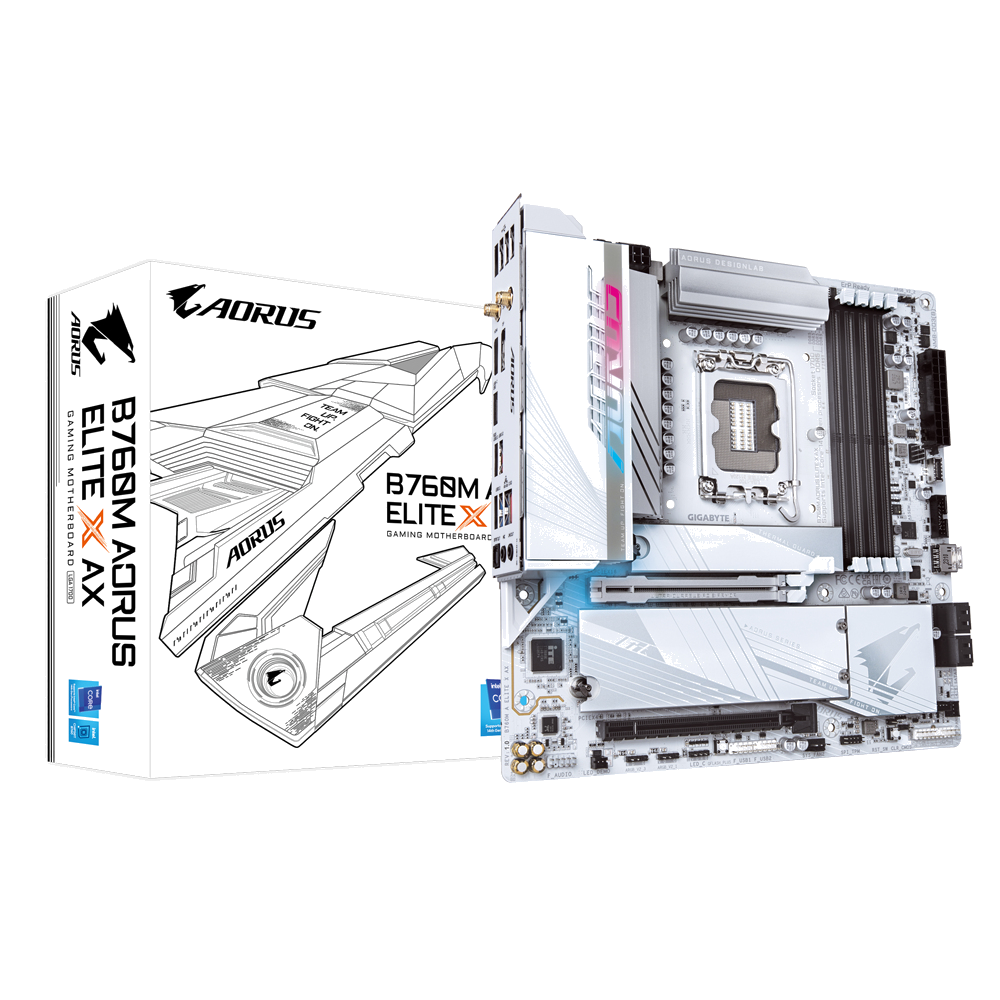 B760M AORUS ELITE X AX motherboard