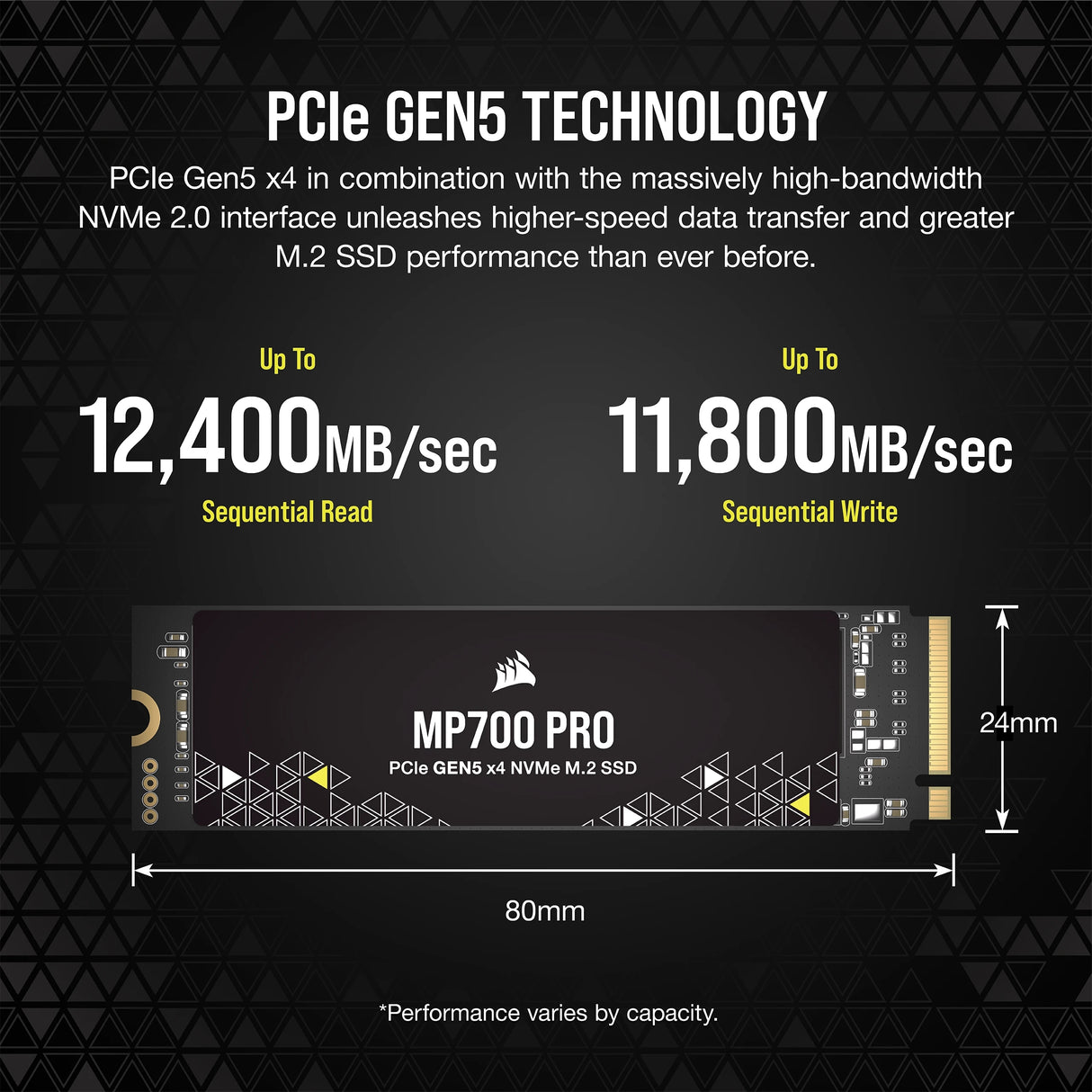 MP700 PRO M.2 2 TB PCI Express 5.0 3D TLC NAND NVMe