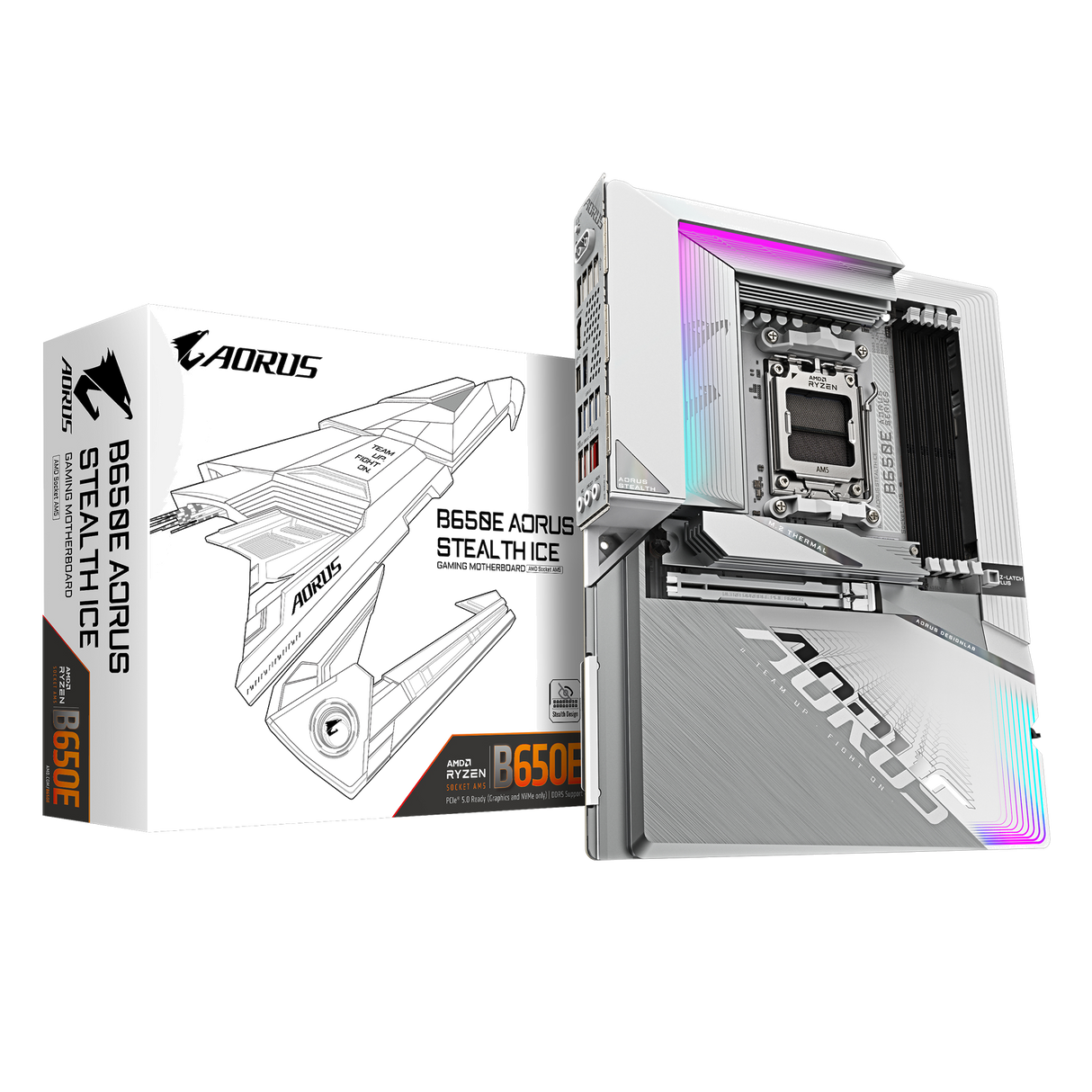 B650E AORUS STEALTH ICE motherboard