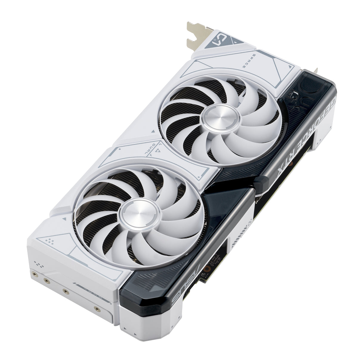 Dual -RTX4070S-12G-WHITE NVIDIA GeForce RTX 4070 SUPER 12 GB GDDR6X