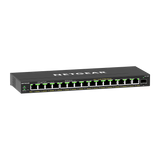 GS316EP-100PES network switch Managed Gigabit Ethernet (10/100/1000) Power over Ethernet (PoE) Black