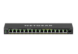 GS316EP-100PES network switch Managed Gigabit Ethernet (10/100/1000) Power over Ethernet (PoE) Black