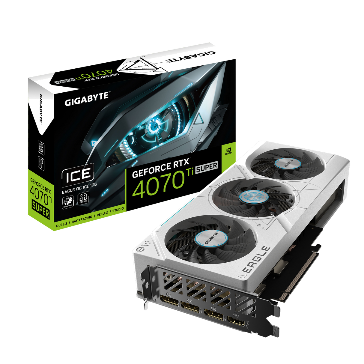 EAGLE GeForce RTX 4070 Ti SUPER OC ICE 16G