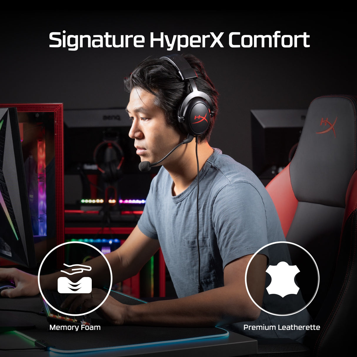 HyperX Cloud Core Gaming Headset (Black)