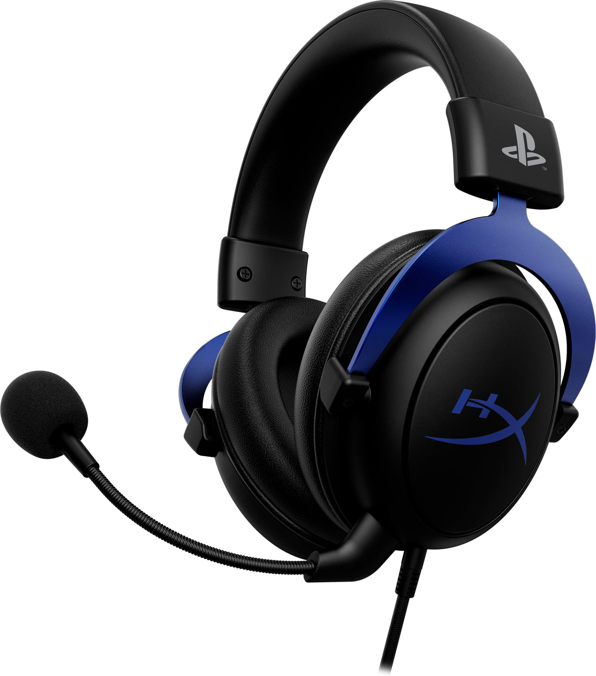 HyperX Cloud Headset Wired Head-band Gaming Black, Blue