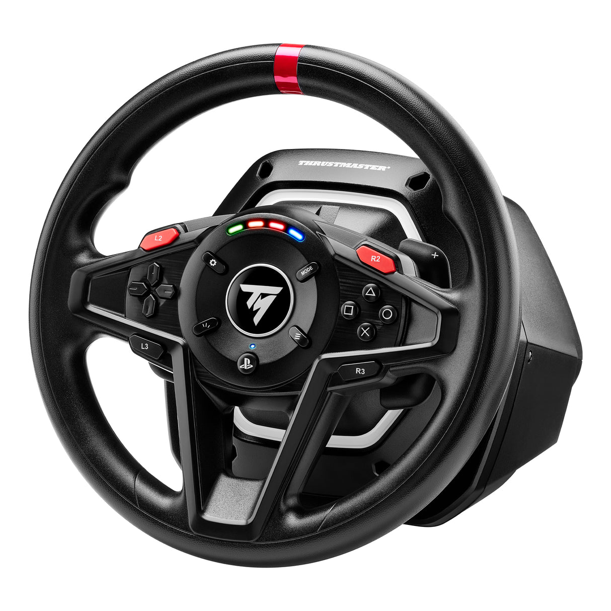 T128 Black USB Steering wheel + Pedals Analogue PC, PlayStation 4, PlayStation 5