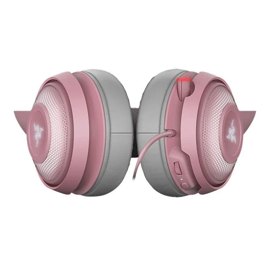 Kraken Kitty Headset Wired Head-band Gaming Grey, Pink