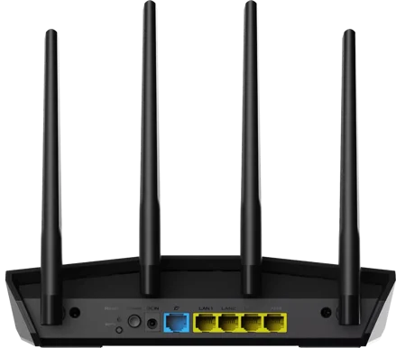 RT-AX57 wireless router Gigabit Ethernet Dual-band (2.4 GHz / 5 GHz) Black