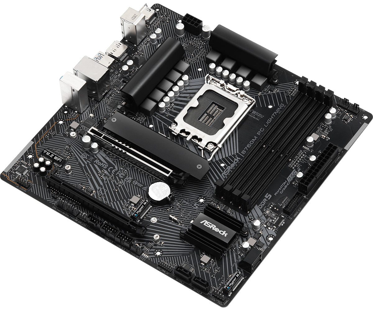 B760M PG Lightning Intel B760 LGA 1700 micro ATX