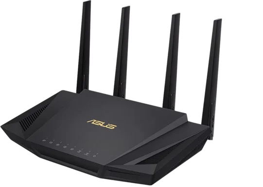 RT-AX58U wireless router Gigabit Ethernet Dual-band (2.4 GHz / 5 GHz) 4G