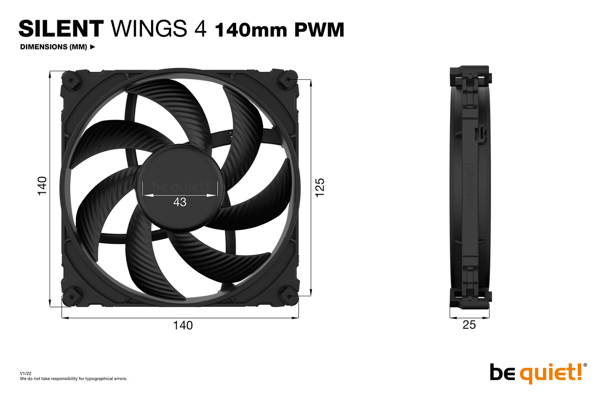 SILENT WINGS 4 | 140mm PWM