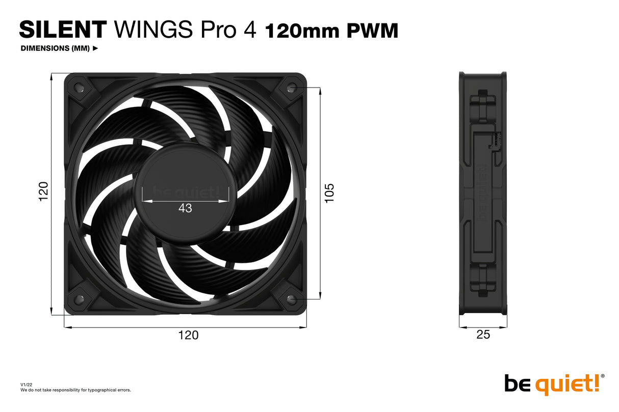 SILENT WINGS PRO 4 | 120mm PWM