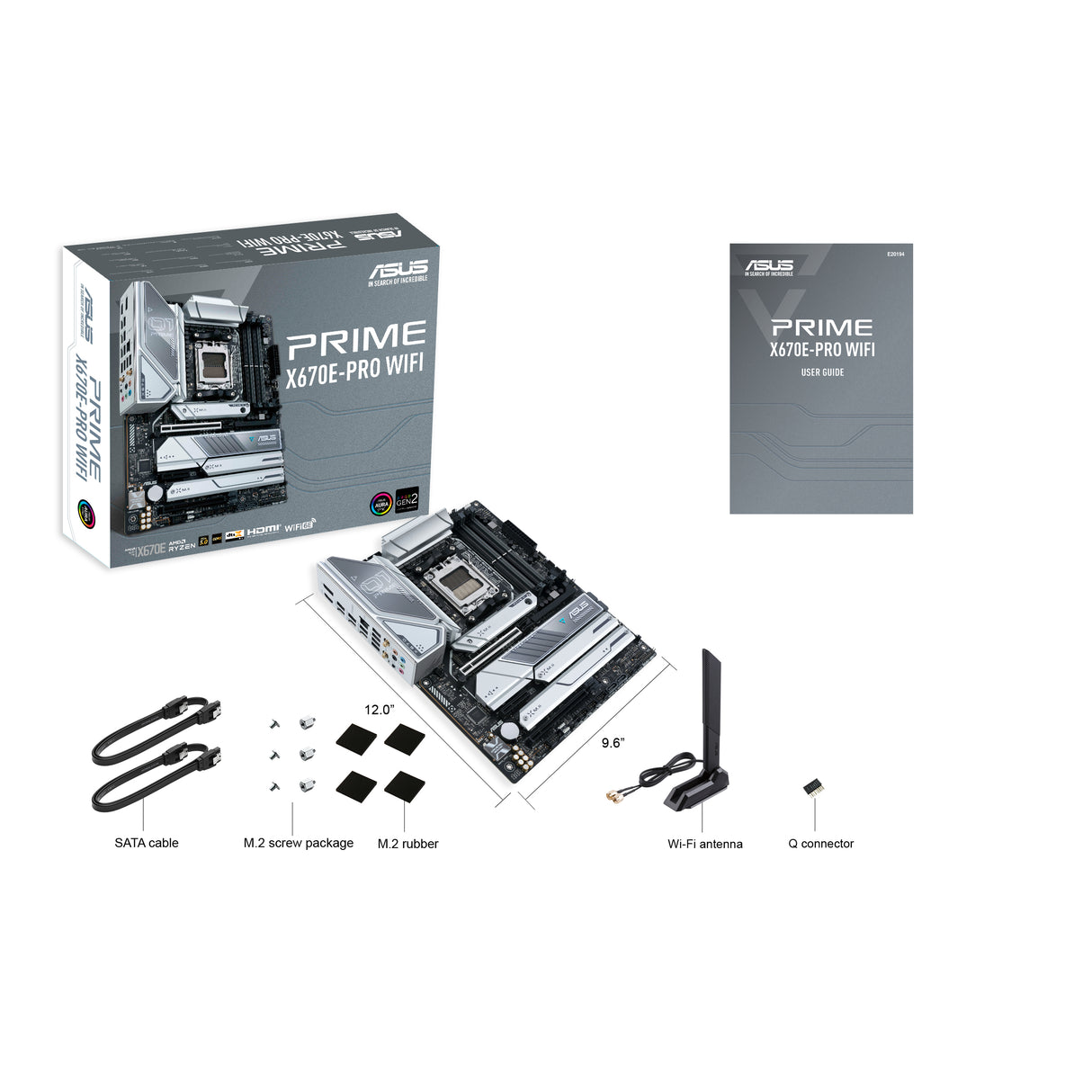 PRIME X670E-PRO WIFI AMD X670 Socket AM5 ATX