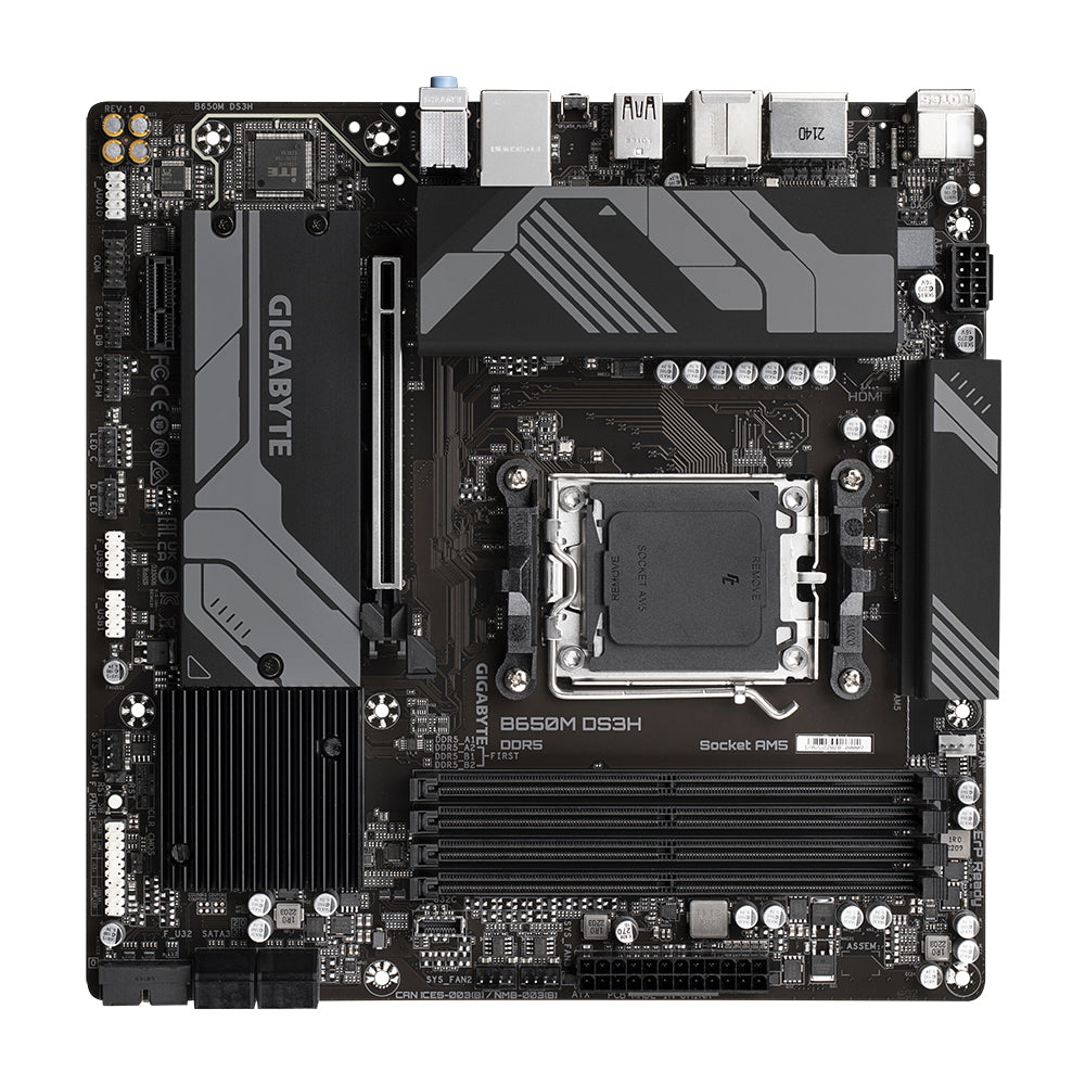 B650M DS3H AMD B650 Socket AM5 micro ATX