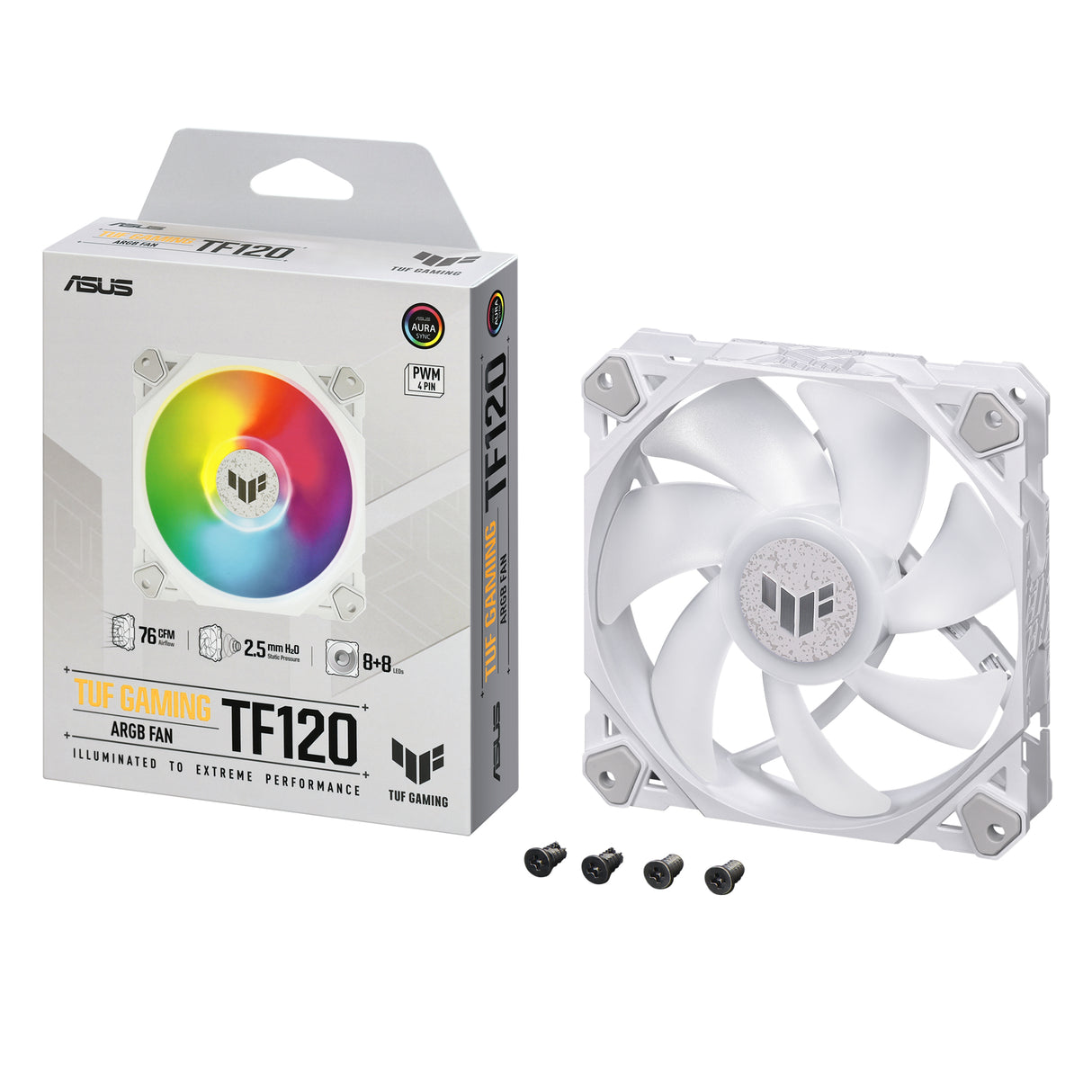 TUF GAMING TF120 ARGB WHITE EDITION