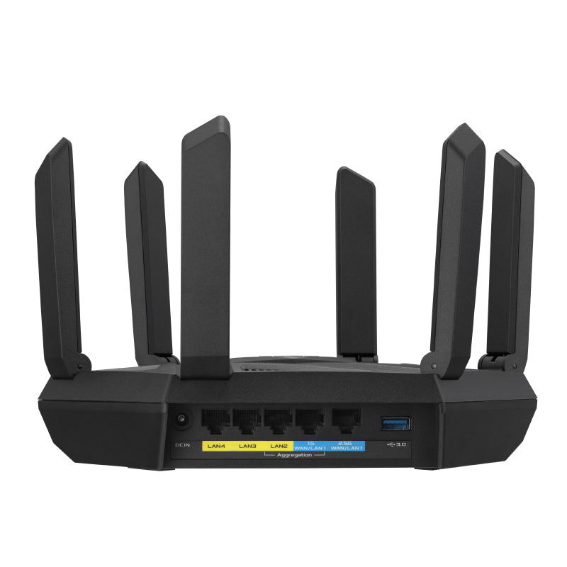 RT-AXE7800 wireless router Tri-band (2.4 GHz / 5 GHz / 6 GHz) Black