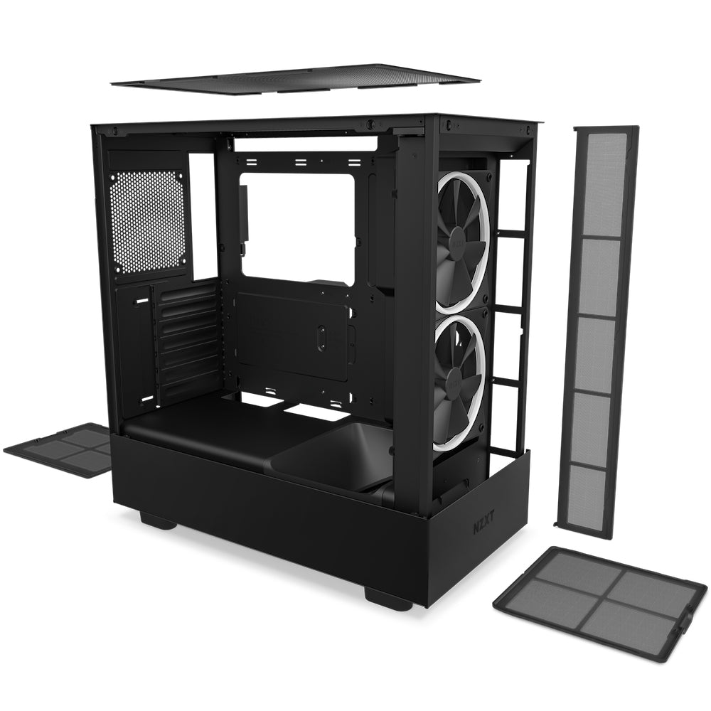 H5 Elite Midi Tower Black, Transparent