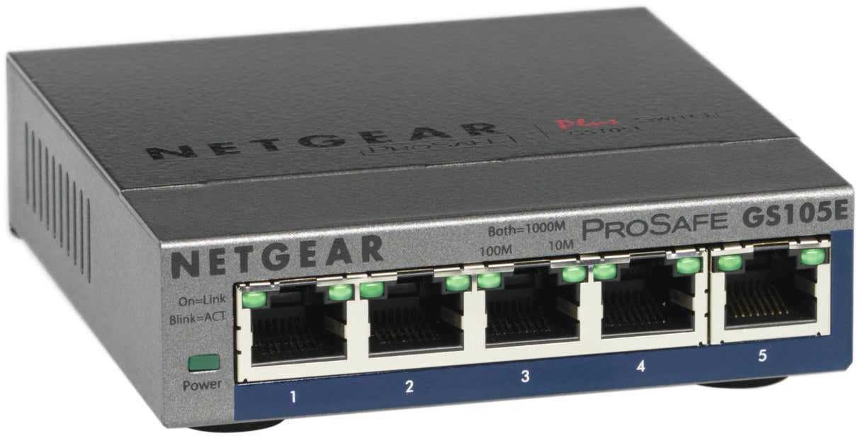 GS105E-200PES network switch Managed L2/L3 Gigabit Ethernet (10/100/1000) Grey