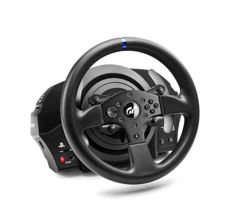 T300 RS GT Black Steering wheel + Pedals Analogue