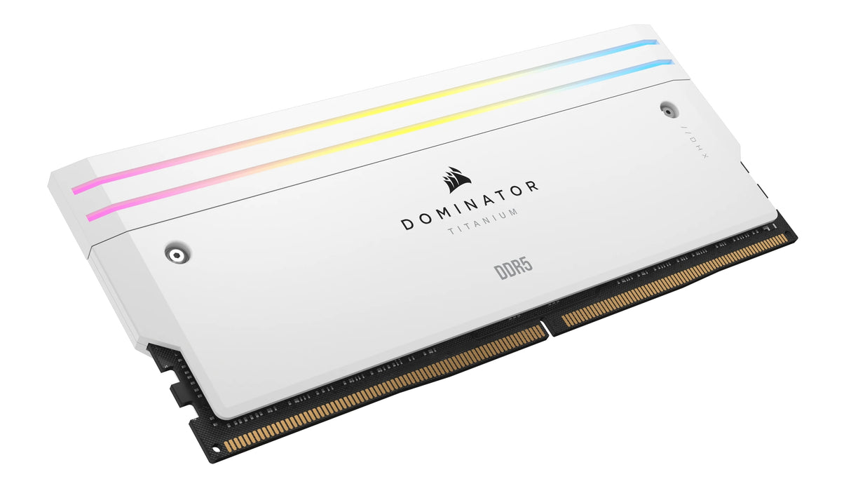 Dominator Titanium RGB Vit 64GB (4x16GB) 6000MHz DDR5