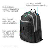 39.62 cm (15.6") Active Backpack (Black/Mint Green)