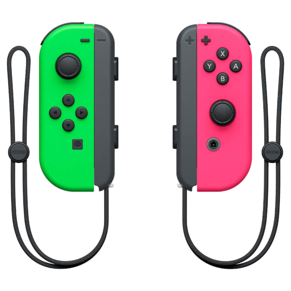 Joy-Con Black, Green, Pink