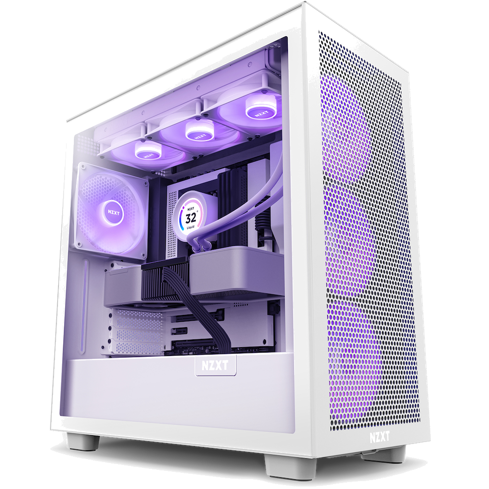 H7 Flow RGB Midi Tower White