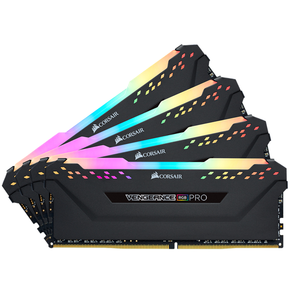 Vengeance RGB Svart 32GB (4x8GB) 3200MHz DDR4