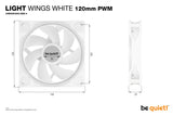 Light Wings White 120mm 3 pc(s)