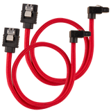 SATA cable 0.3 m Black, Red