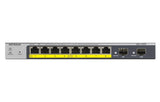 GS110TP Managed L2/L3/L4 Gigabit Ethernet (10/100/1000) Power over Ethernet (PoE) Grey