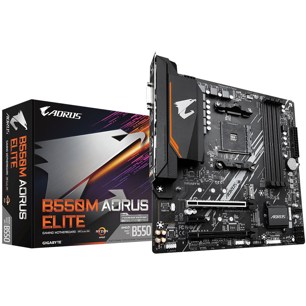 B550M AORUS ELITE AMD B550 Socket AM4 micro ATX