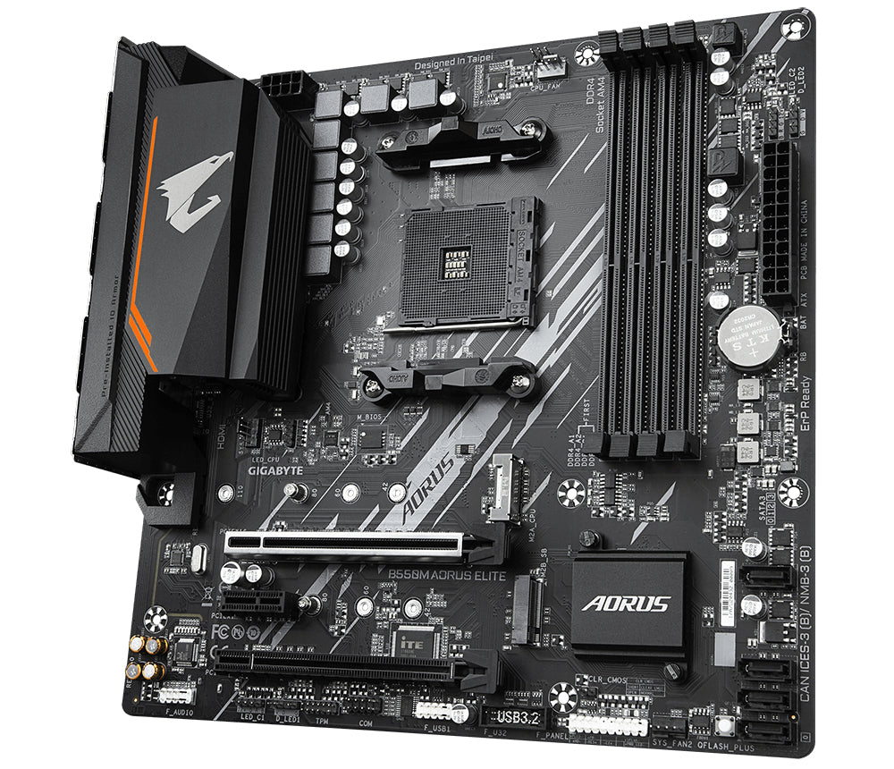 B550M AORUS ELITE AMD B550 Socket AM4 micro ATX