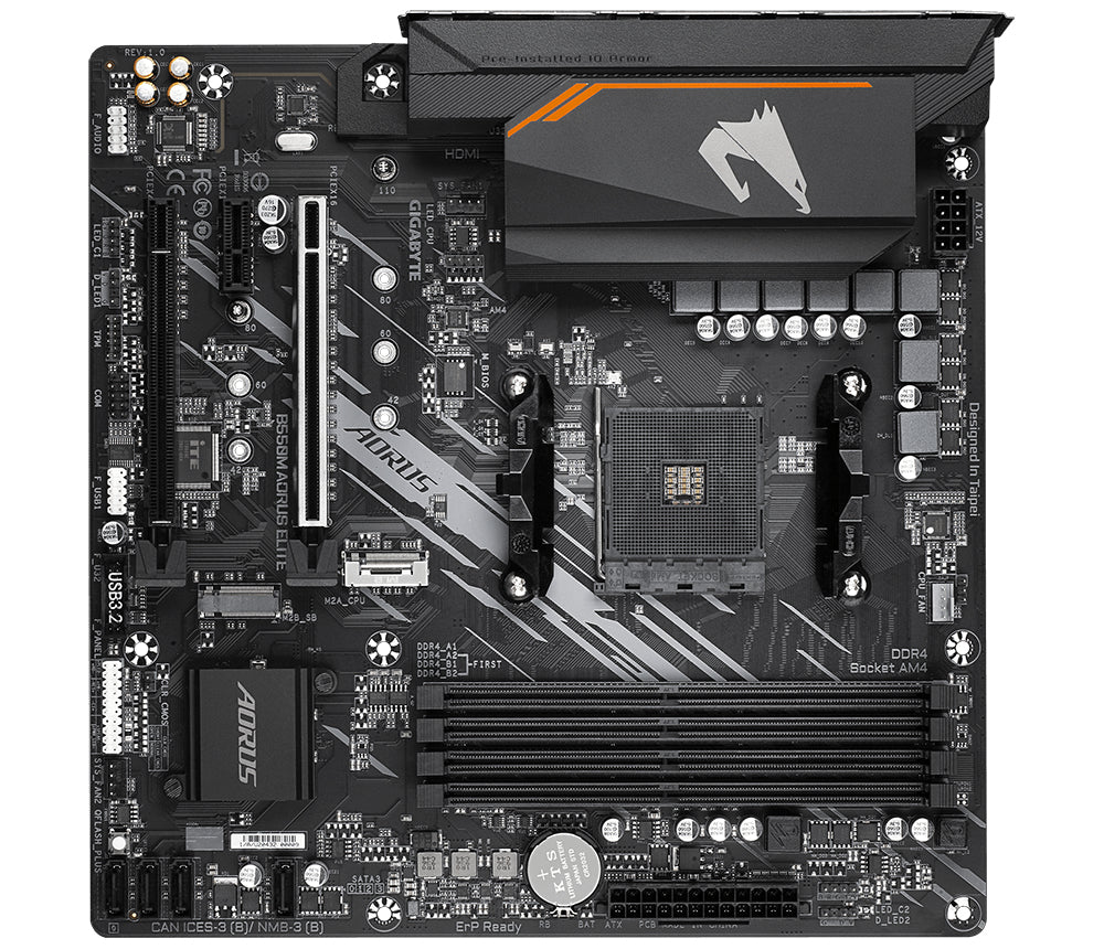 B550M AORUS ELITE AMD B550 Socket AM4 micro ATX