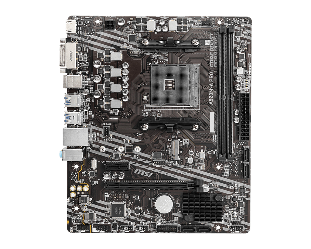 A520M-A PRO AMD A520 Socket AM4 micro ATX