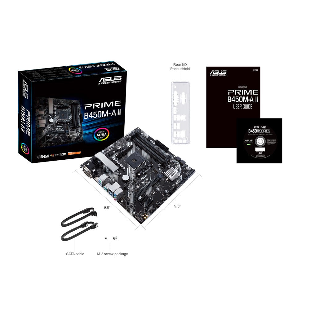 PRIME B450M-A II AMD B450 Socket AM4 micro ATX