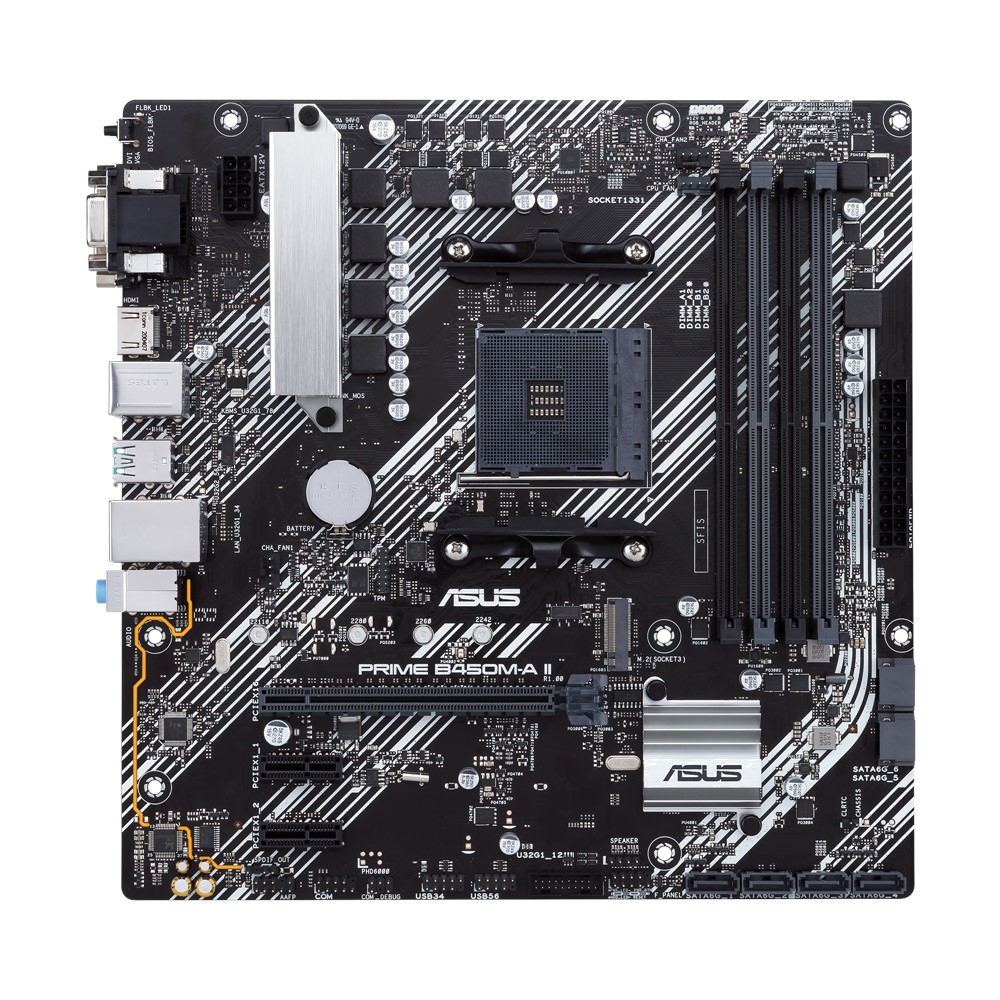 PRIME B450M-A II AMD B450 Socket AM4 micro ATX