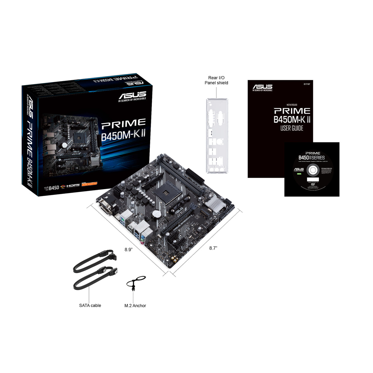 Prime B450M-K II AMD B450 Socket AM4 micro ATX