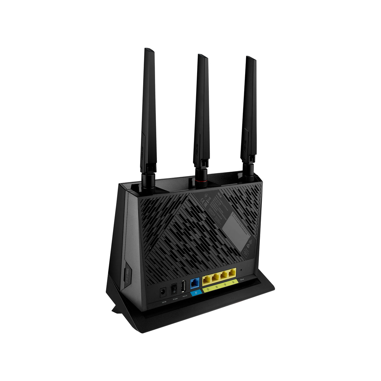 4G-AC86U wireless router Gigabit Ethernet Dual-band (2.4 GHz / 5 GHz) Black