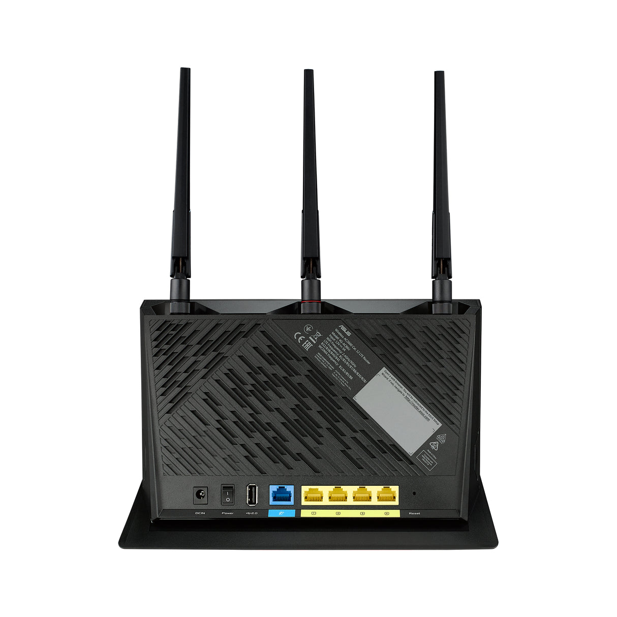 4G-AC86U wireless router Gigabit Ethernet Dual-band (2.4 GHz / 5 GHz) Black