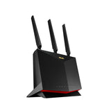 4G-AC86U wireless router Gigabit Ethernet Dual-band (2.4 GHz / 5 GHz) Black