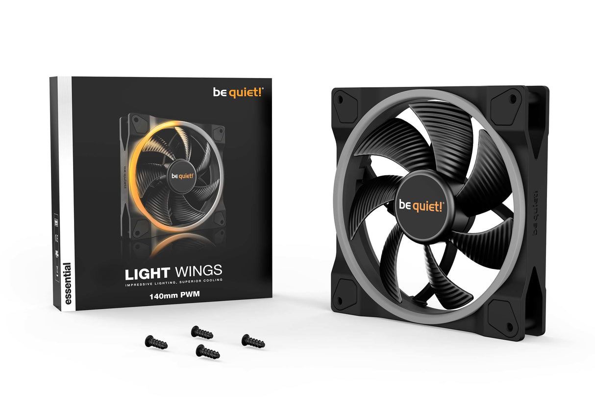 Light Wings 140mm ARGB PWM Fan Black