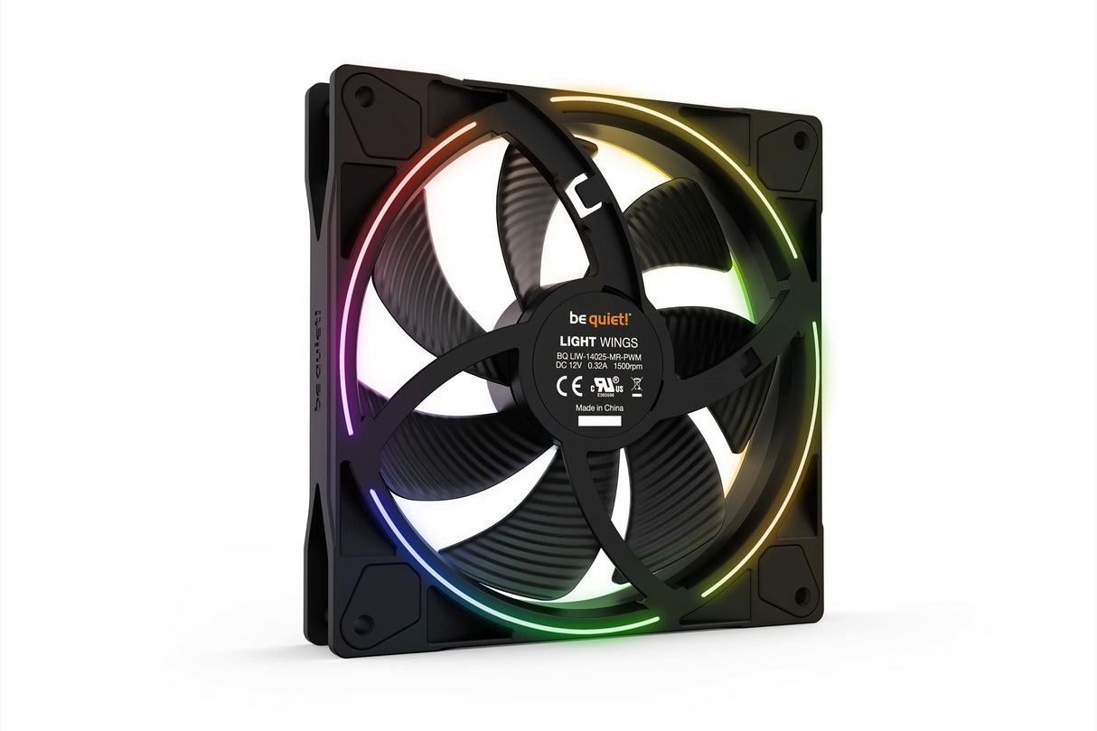 Light Wings 140mm ARGB PWM Fan Black