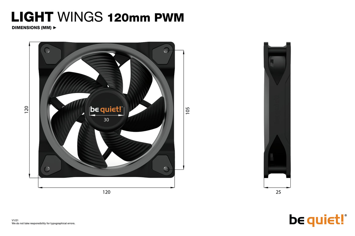 Light Wings | 120mm PWM Triple Pack