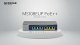 8-port Ultra60 PoE++ Multi-Gigabit (2.5G) Ethernet Plus Switch