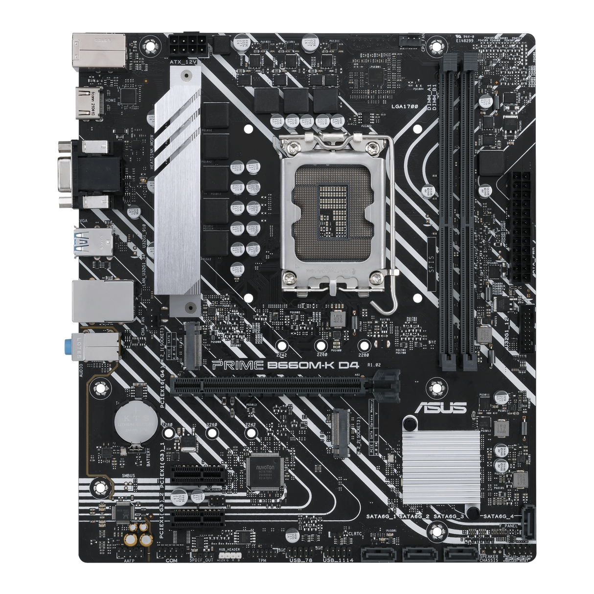 PRIME B660M-K D4 Intel B660 LGA 1700 micro ATX