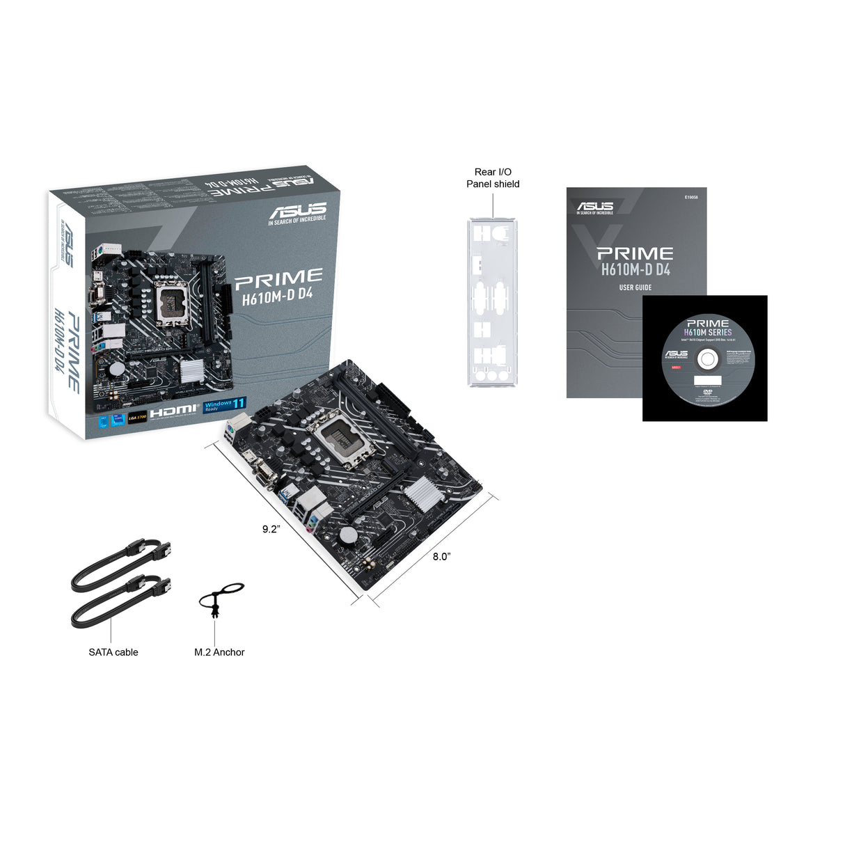 PRIME H610M-D D4 Intel H610 LGA 1700 micro ATX