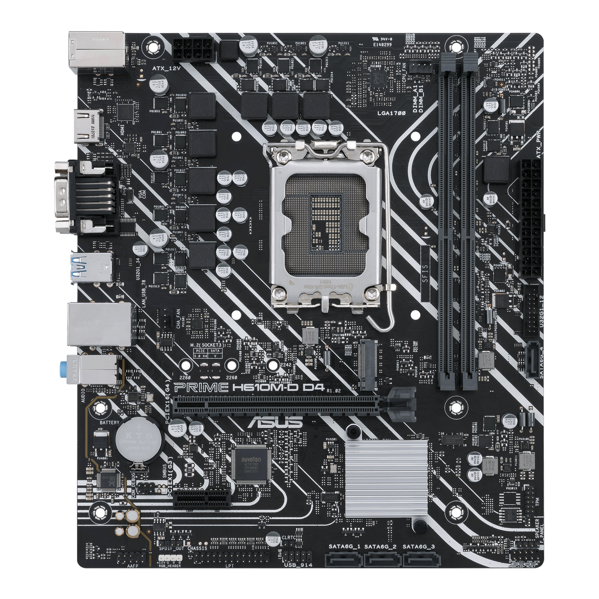 PRIME H610M-D D4 Intel H610 LGA 1700 micro ATX