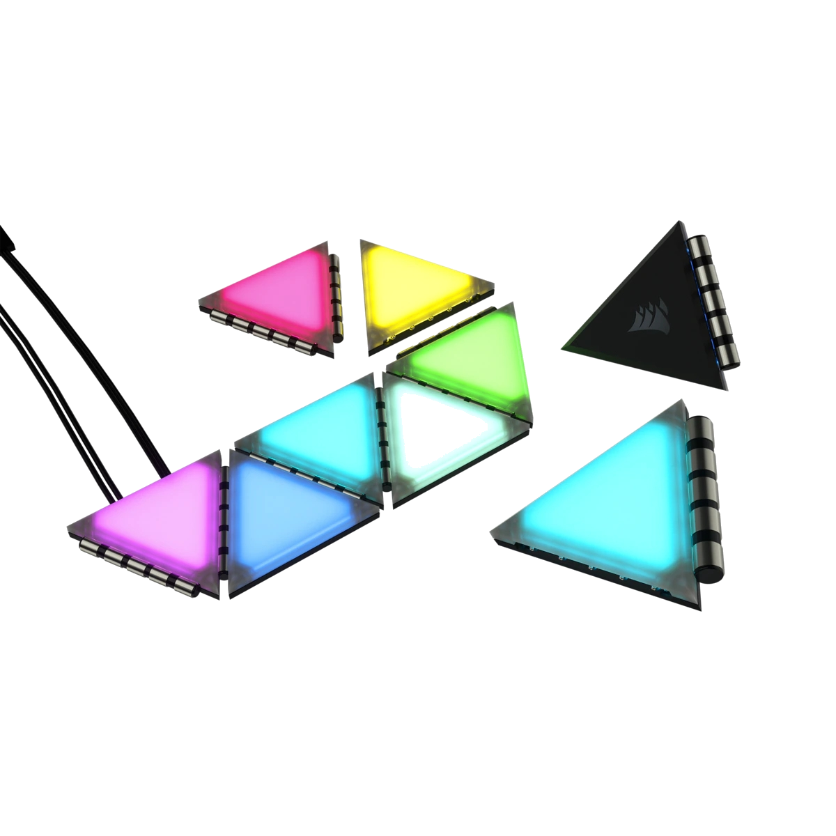 iCUE LC100 Smart Case Lighting Triangles, Utbyggnadssats