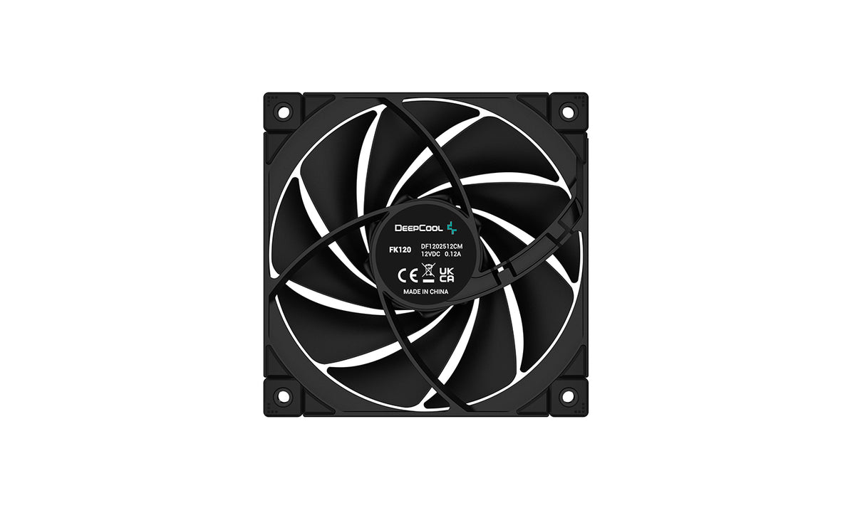 FK120-3 in 1 Processor Fan 12 cm Black 3 pc(s)